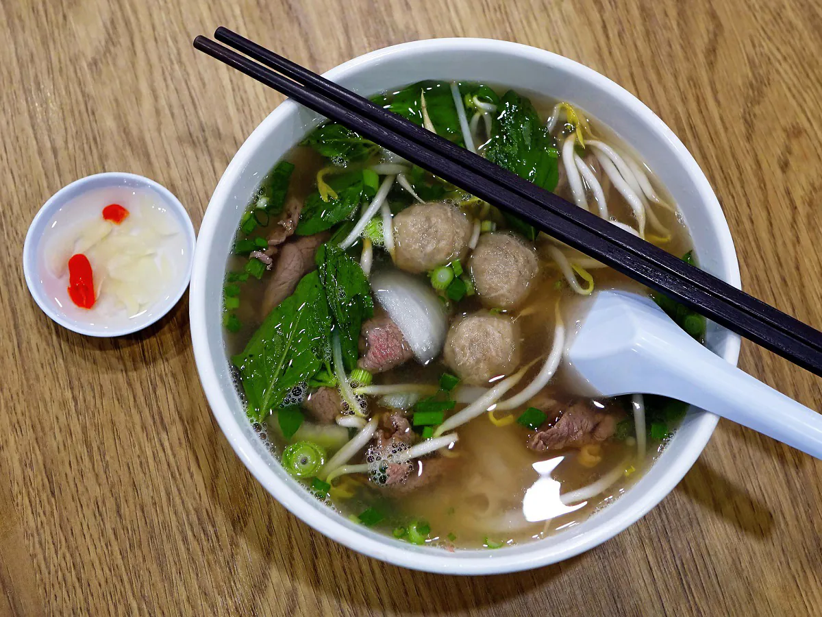meatball pho at Thai - Nese Fusion, a Thai Restaurant in Lyndhurst